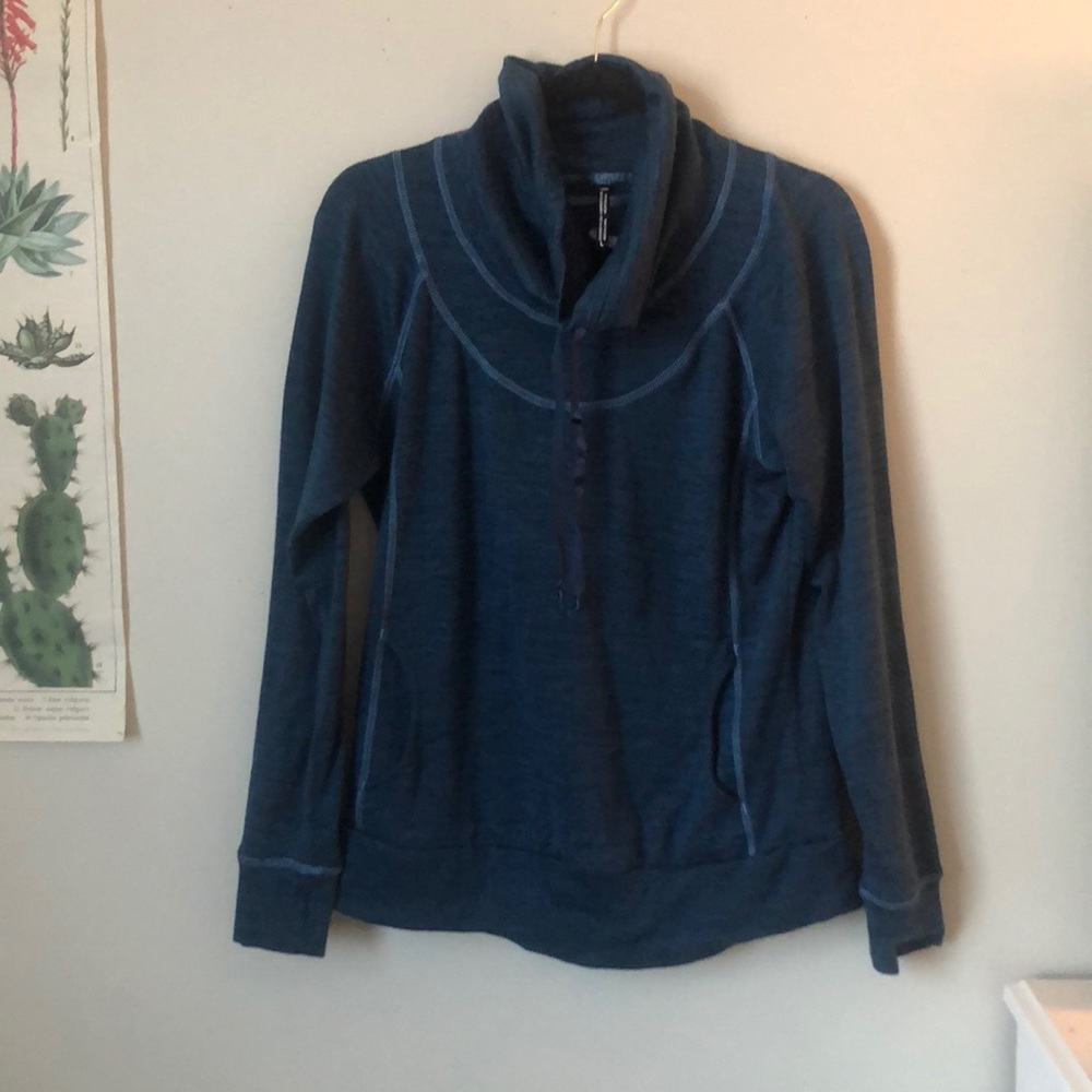 Kuhl Navy Cowl Neck Pullover